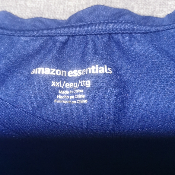 Amazon Basics XXL Navy Blue Tee Shirt T shirt short sleeves sleeved - Picture 2 of 9